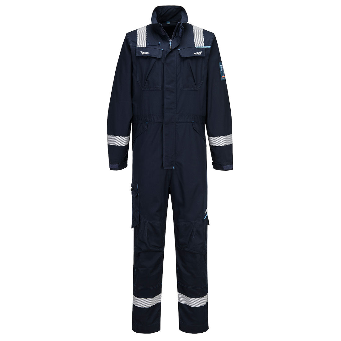 Portwest WX3 Modaflame Work FR Coverall in Navy, image 2