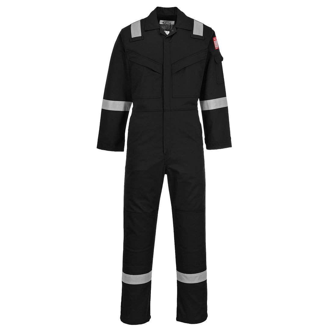 Portwest Bizflame Work FR Coverall in Black, main product image