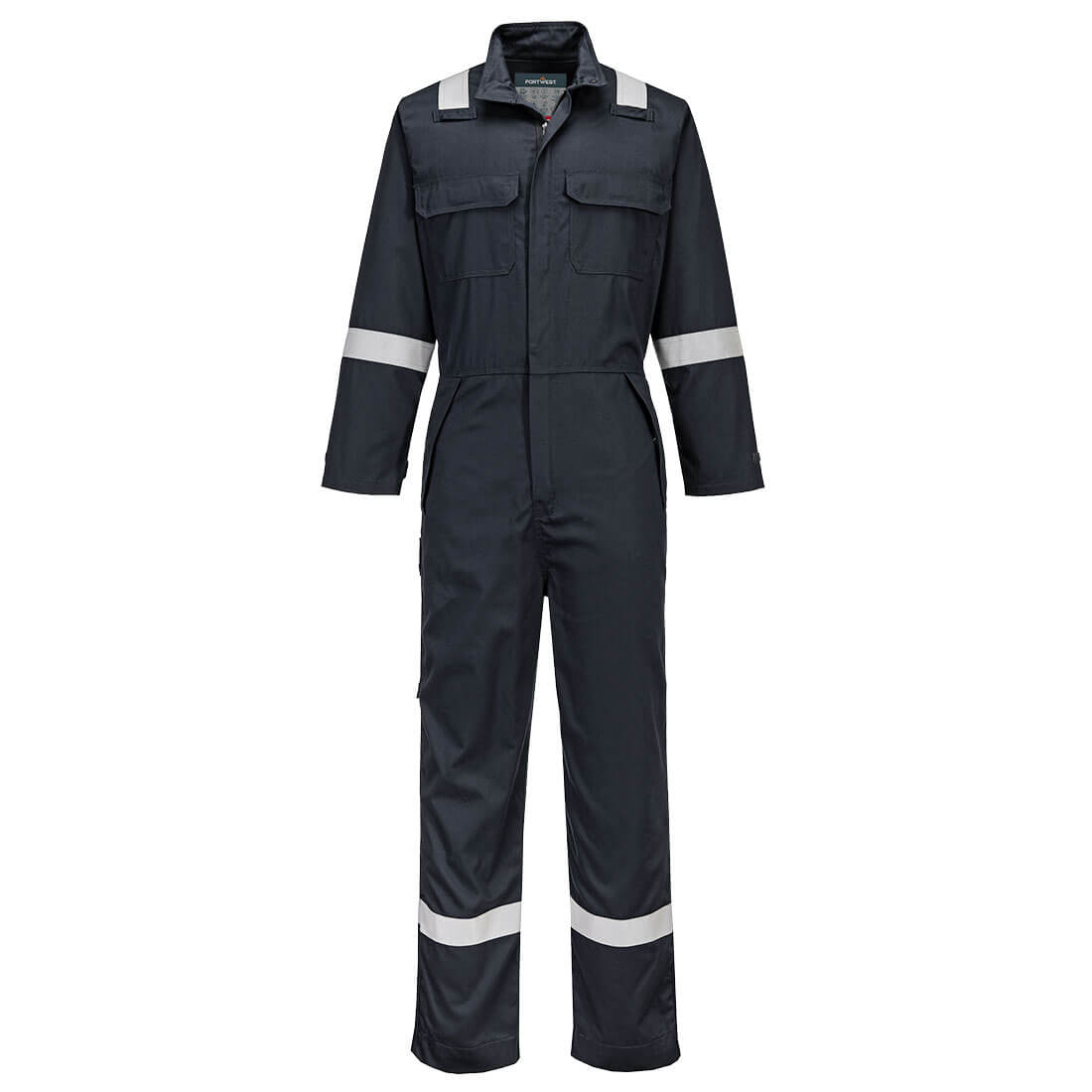 Portwest Bizflame Work+ FR Coverall in Black, main product image