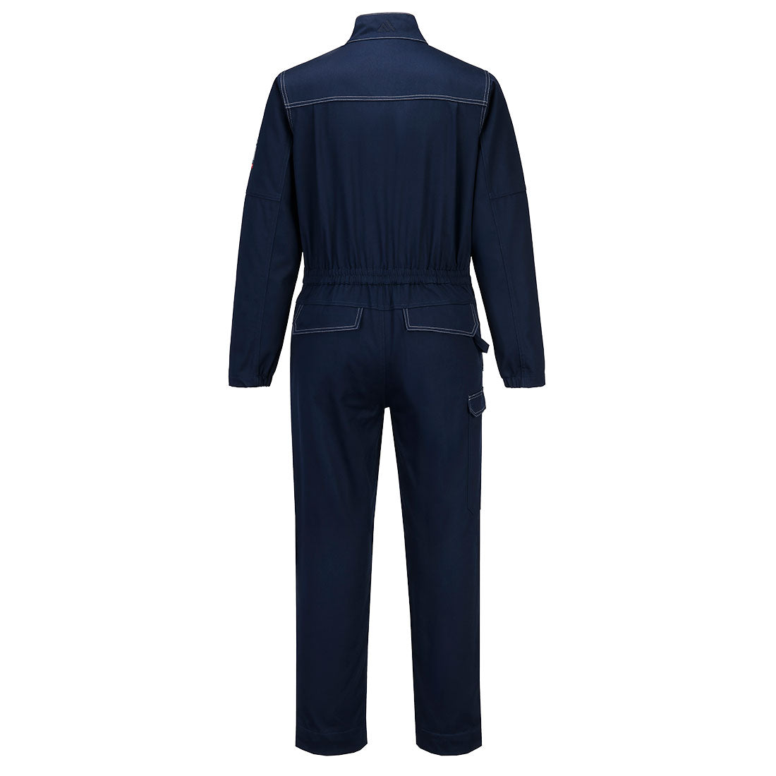 Portwest FR527 Bizflame Work FR Coverall in Navy, back view