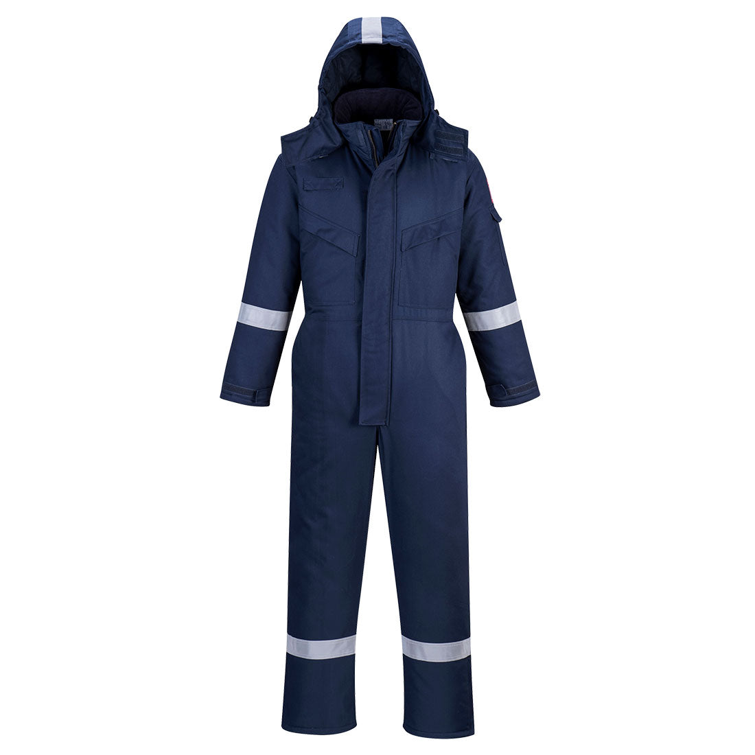 Portwest Bizflame Work FR Insulated Coverall in Navy, main product image