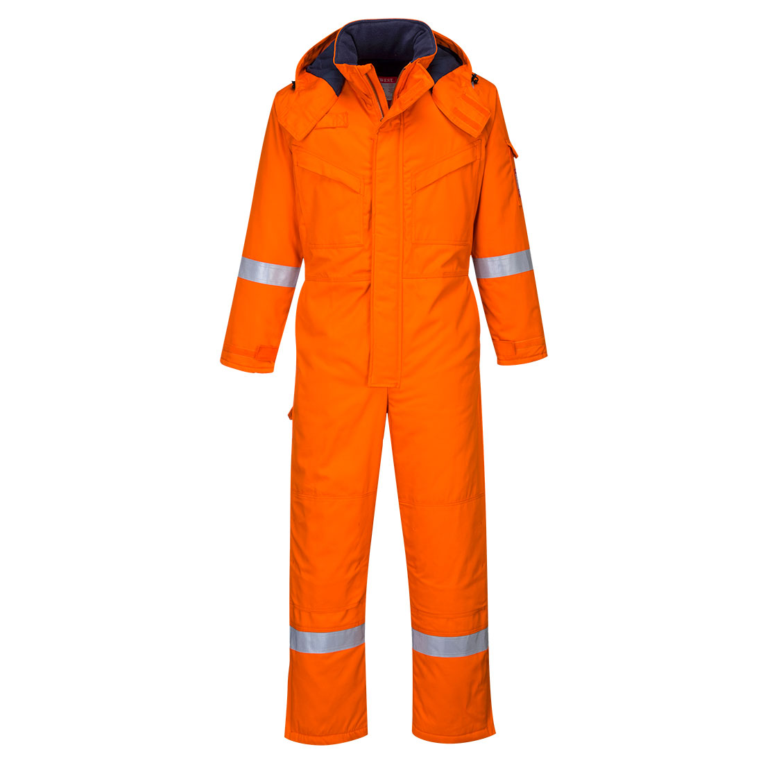 Portwest Bizflame Work FR Insulated Coverall in Orange, image 2