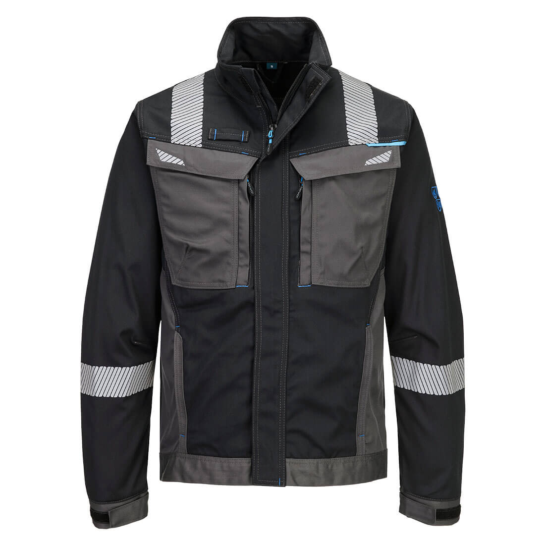 Portwest WX3 Modaflame Work FR Jacket in Black, main product image