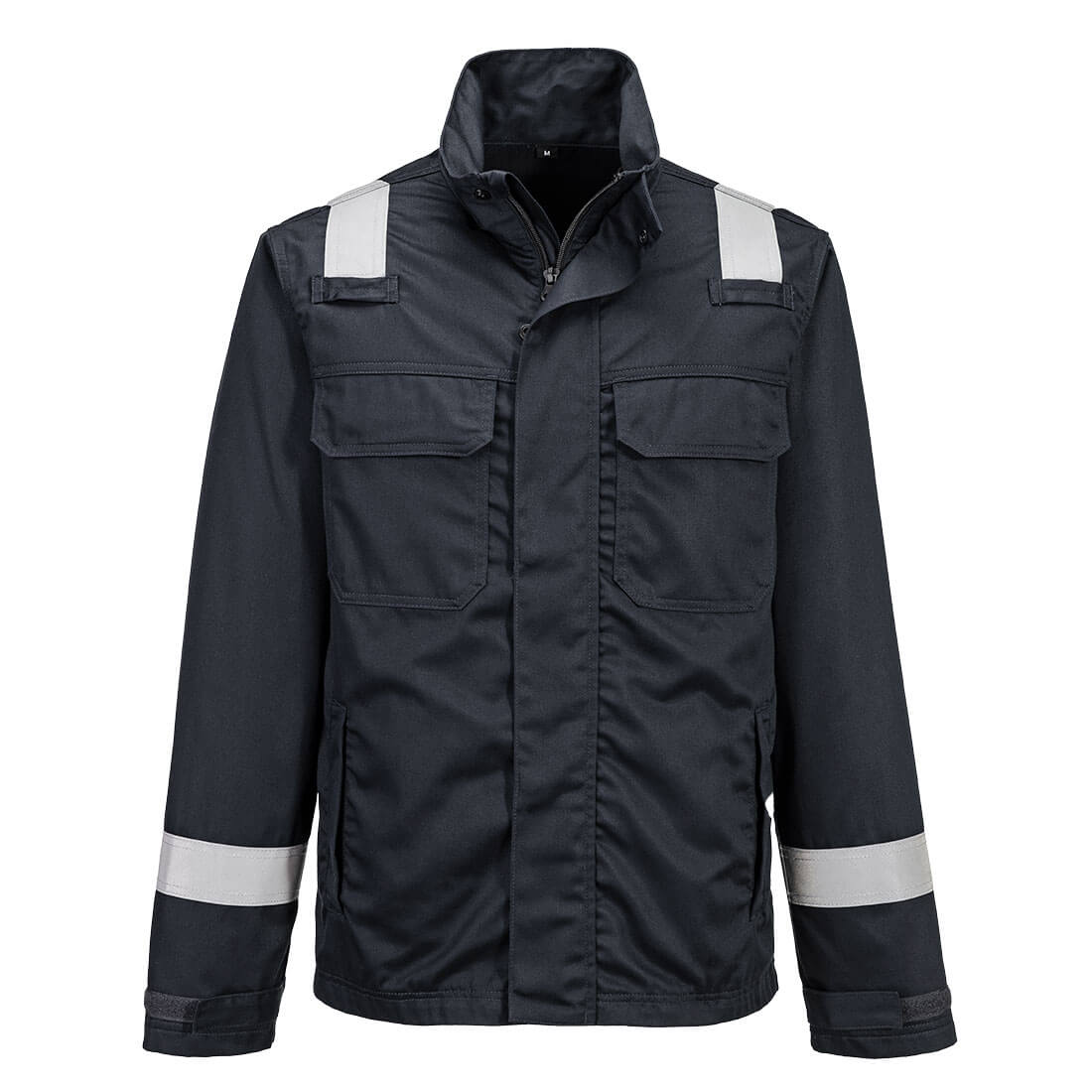 Portwest Bizflame Work+ FR Jacket in Black, main product image