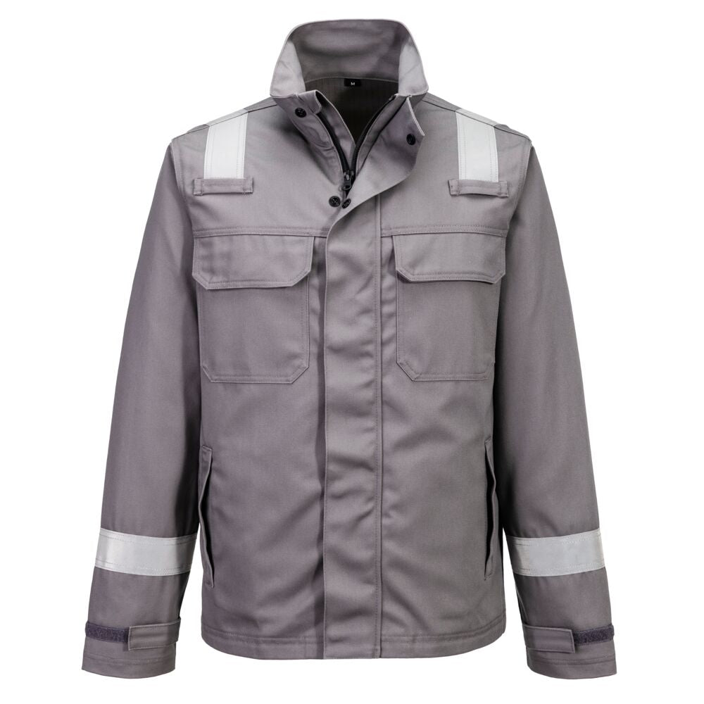 Portwest Bizflame Work+ FR Jacket in Royal Blue, image 2