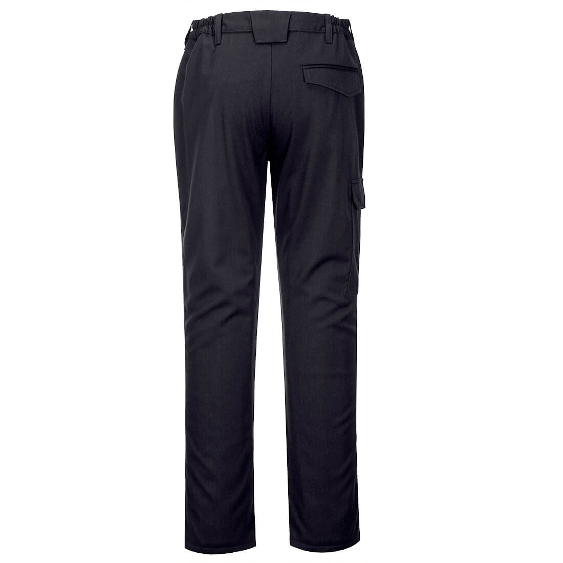 Portwest FR64 Aluflame Work Molten Metal FR Trousers in Navy, back view