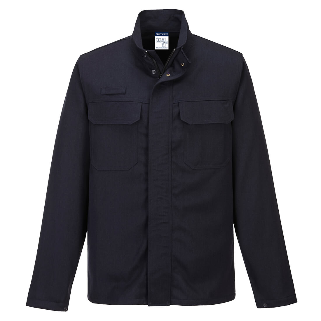 Portwest Aluflame Work Molten Metal FR Jacket in Navy, main product image