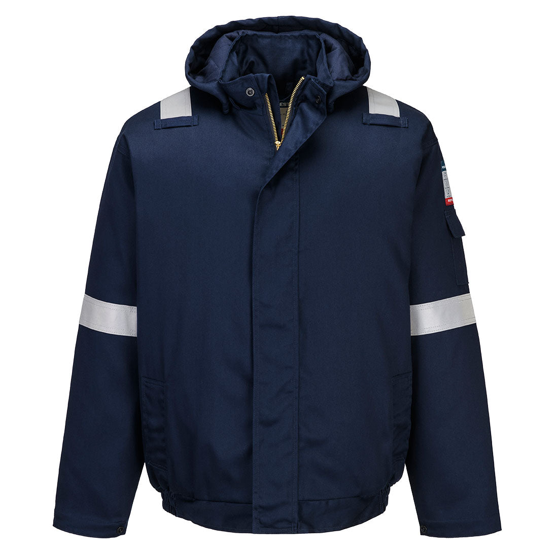 Portwest Bizflame Work+ FR Insulated Bomber Jacket in Navy, main product image
