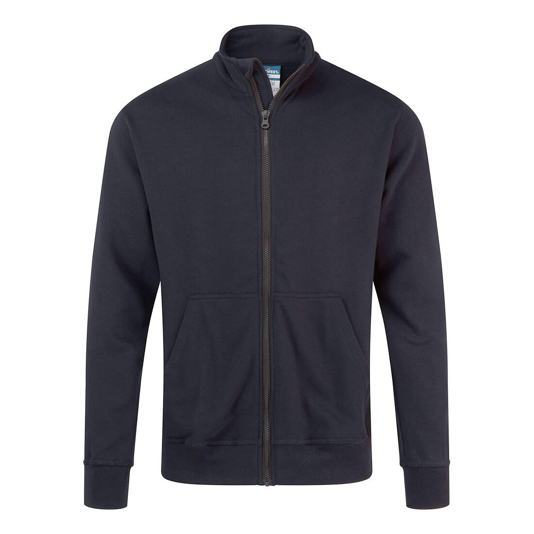 Portwest Modaflame Knit FR Full Zip Sweatshirt in Navy, main product image
