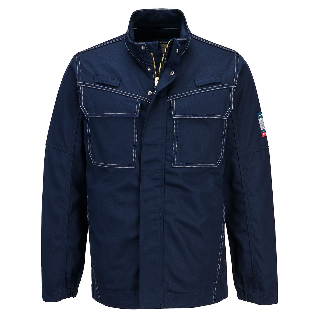 Portwest Bizflame Work FR Jacket in Navy, main product image