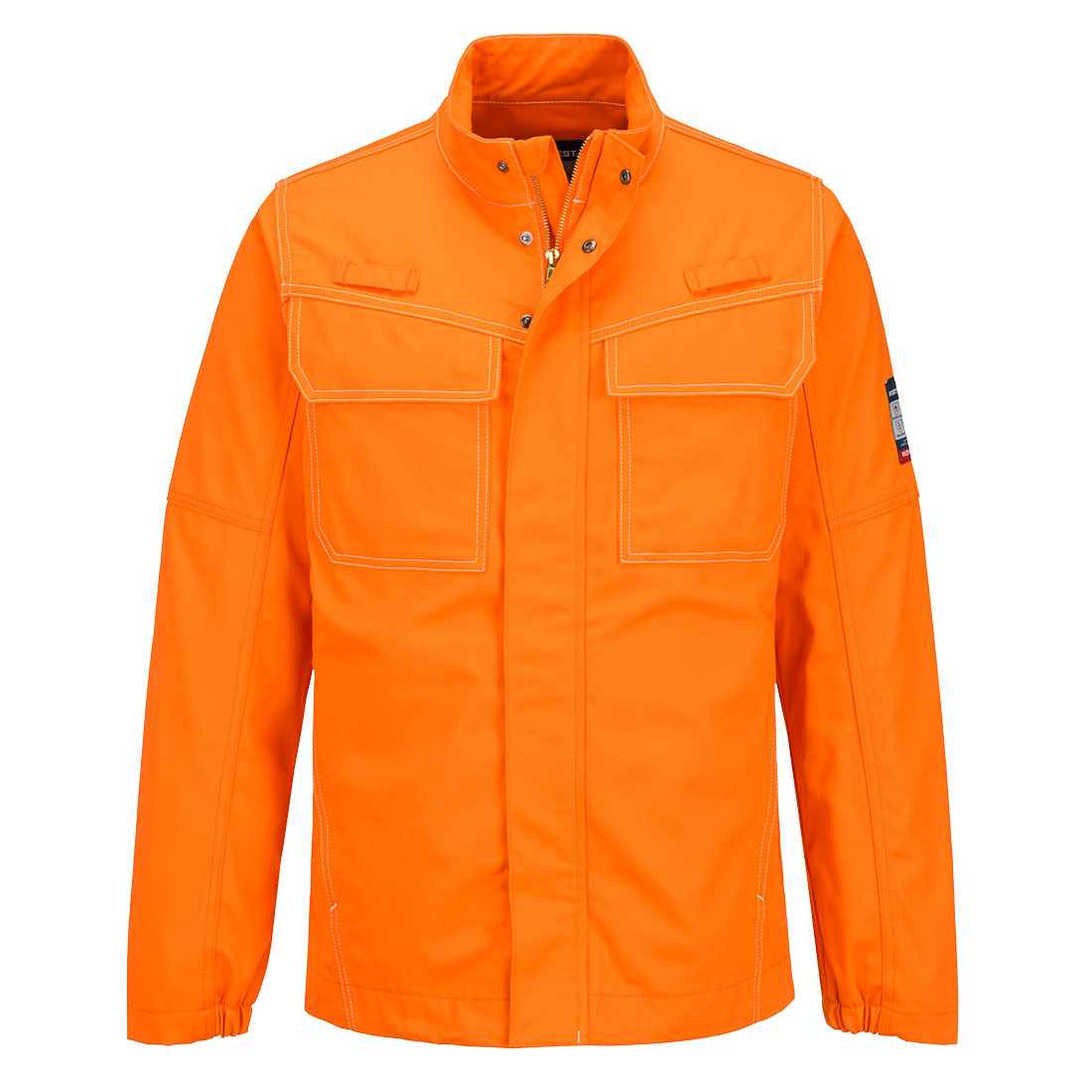 Portwest Bizflame Work FR Jacket in Orange, image 2