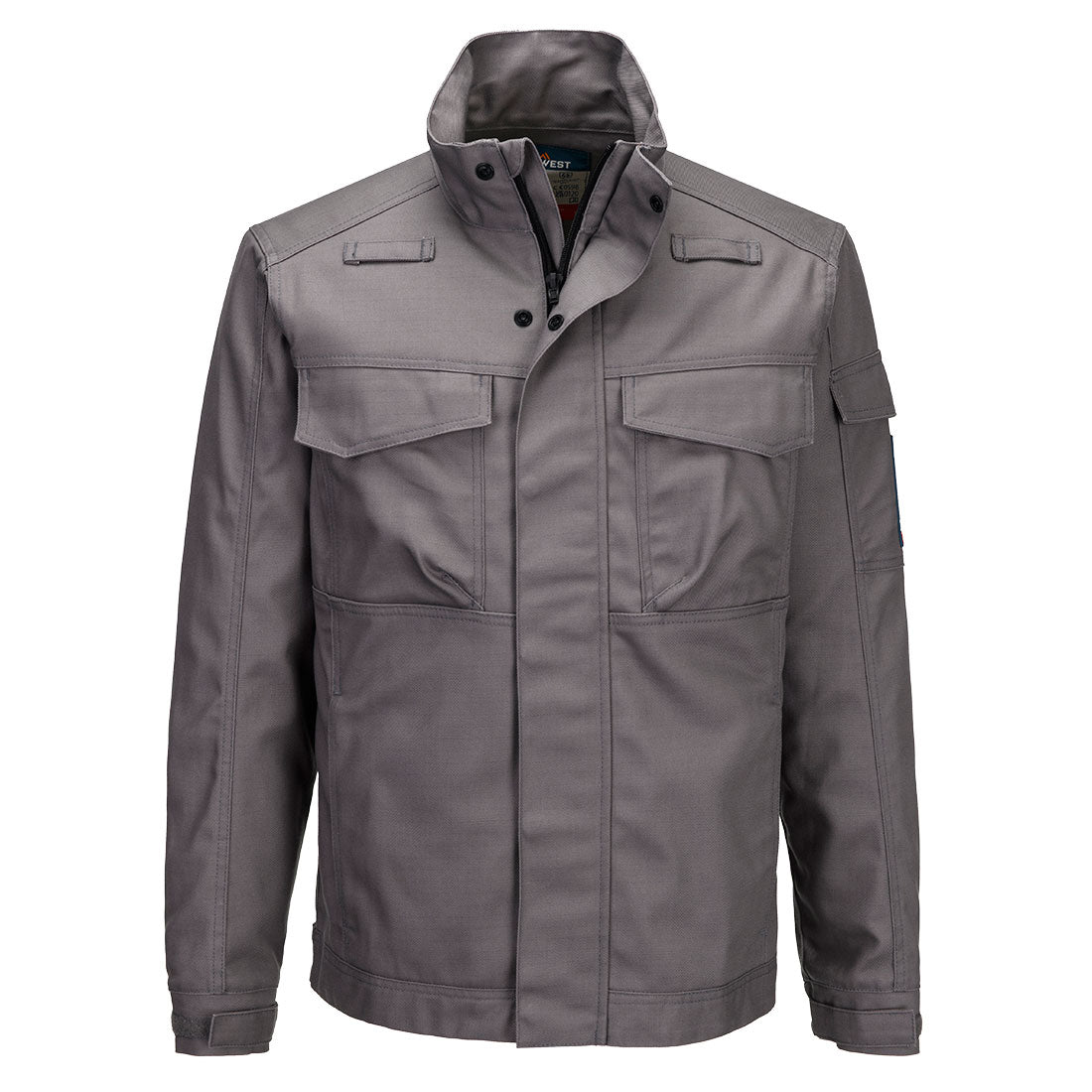 Portwest Bizflame Industry FR Jacket in Grey, main product image