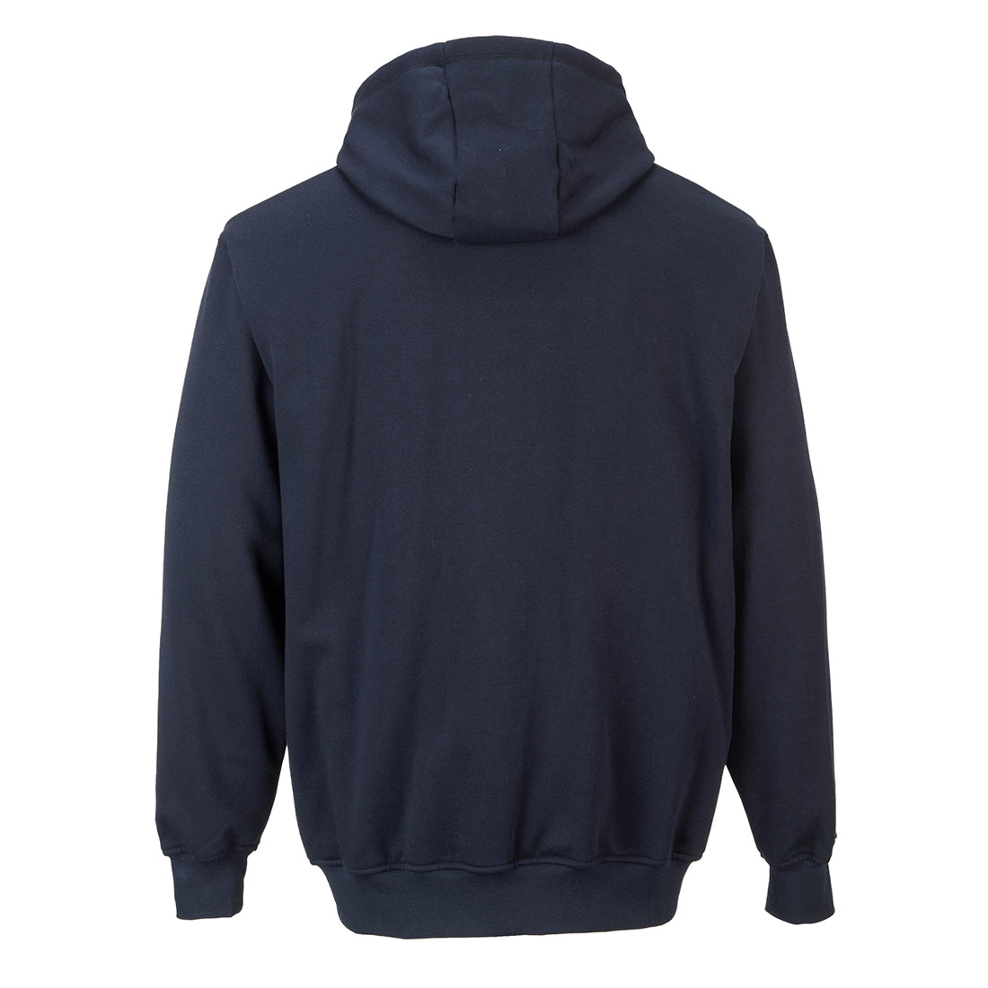 Portwest FR81 Modaflame Knit FR Full Zip Hooded Sweatshirt in Navy, back view