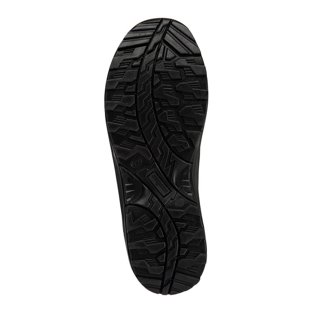Portwest FT34 Composite Women's KPU Trainer S1PS FO SR ESD in Black/Rose, back view