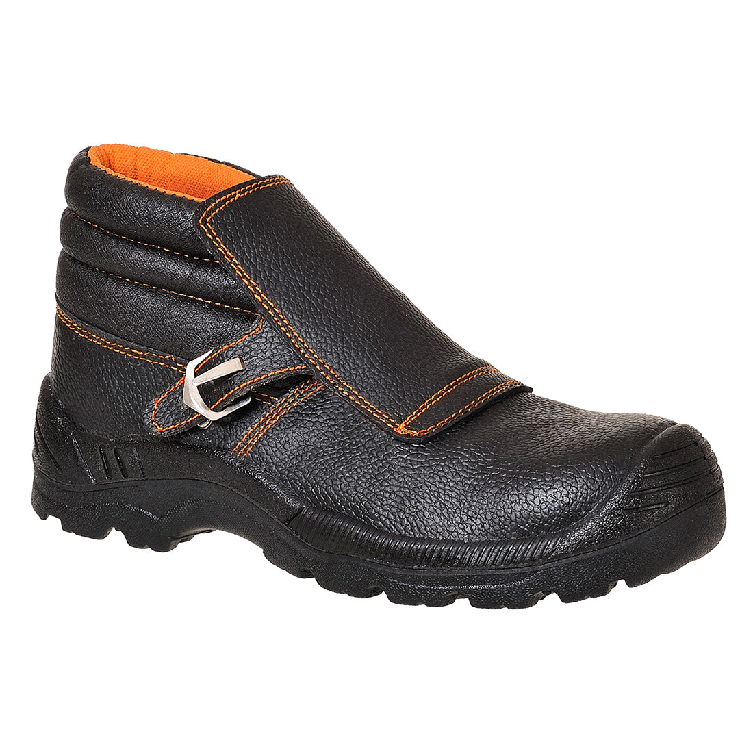 Portwest Composite Action Leather Boot S3L HRO SR FO in Black, main product image