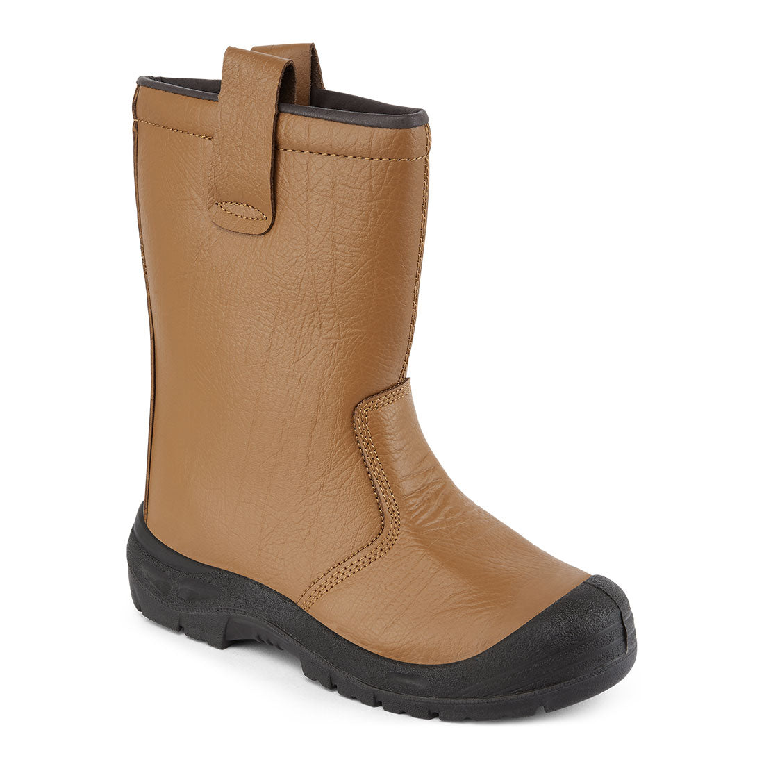 Portwest Steel Leather Rigger Boot S3 SR in Tan, image 2