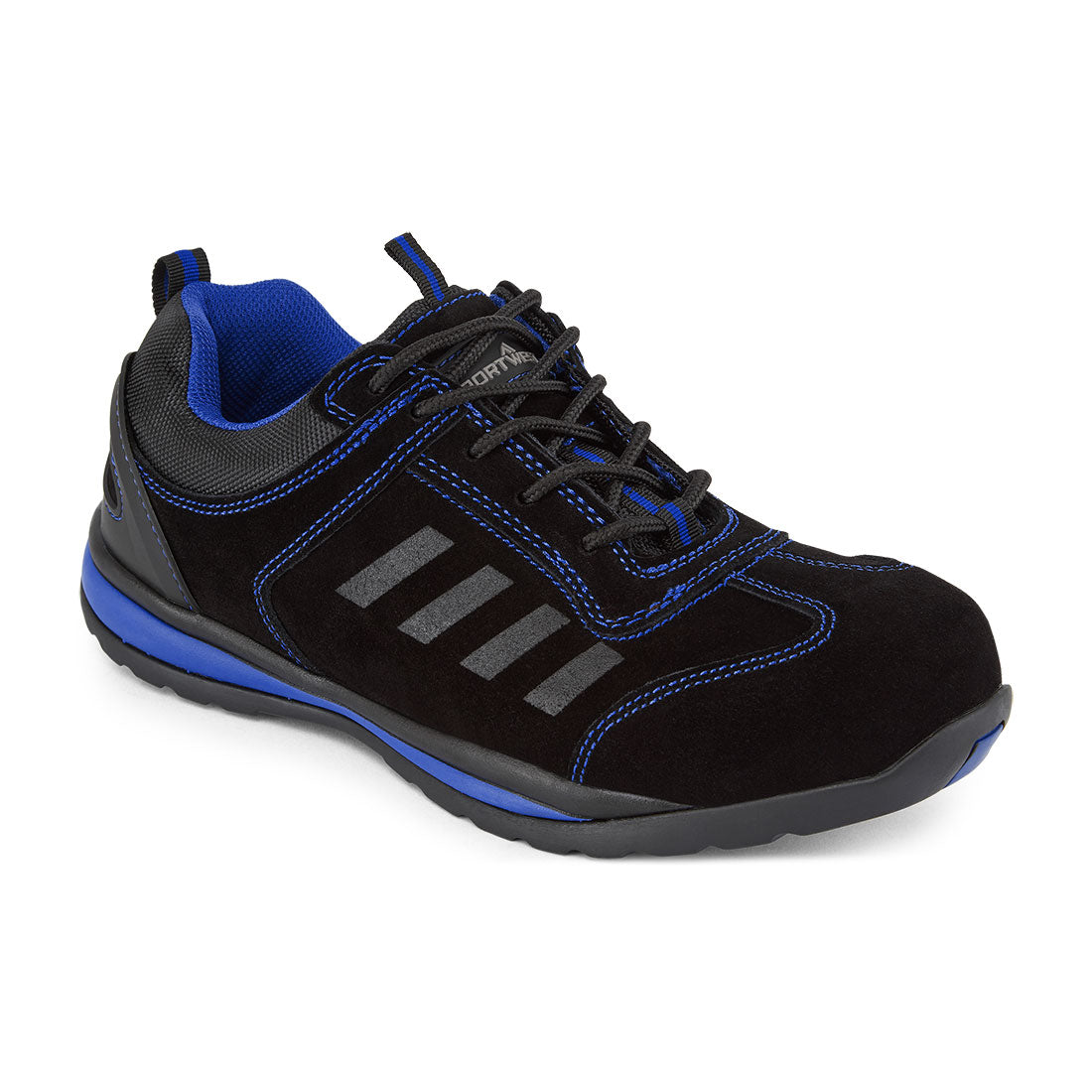 Portwest Steelite Lusum Safety Trainer S1P HRO SR in Blue, image 2