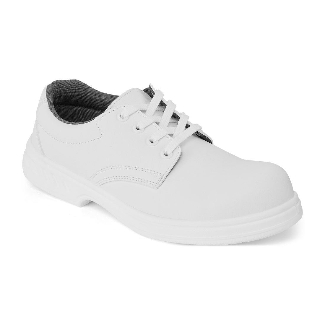 Portwest Steel Microfibre Low Shoe S2 FO SR in White, image 2