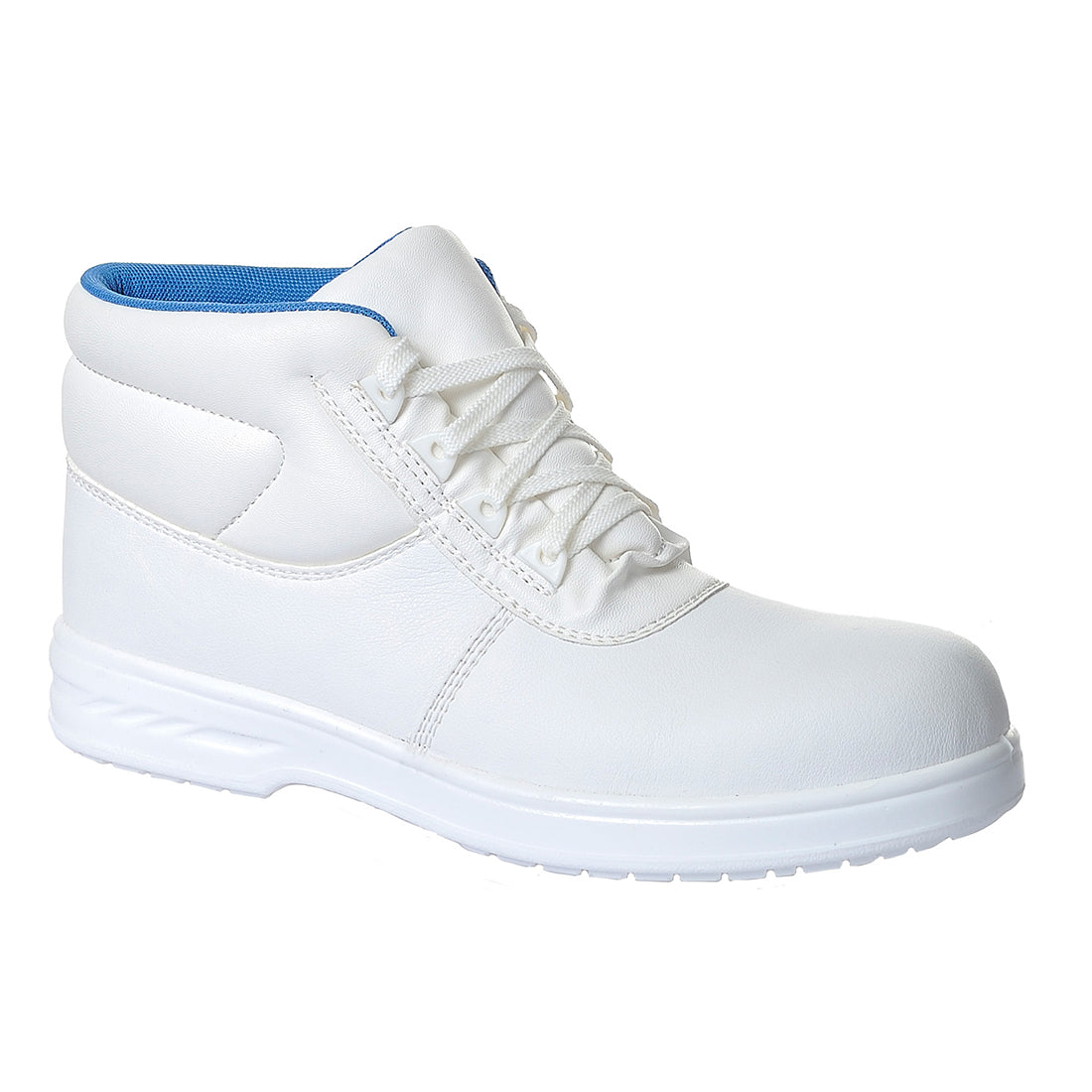 Portwest Steel Microfibre Mid Boot S2 FO SR in White, main product image
