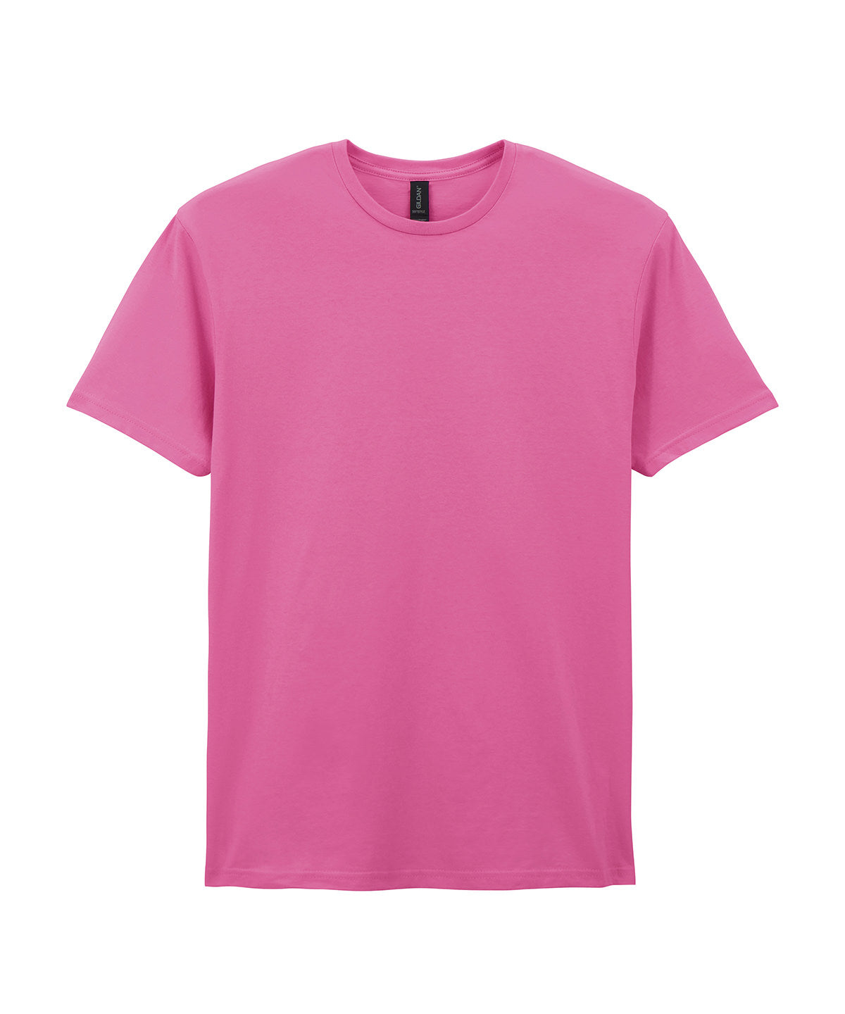 Gildan Softstyle adult ringspun t-shirt in Azalea, front view