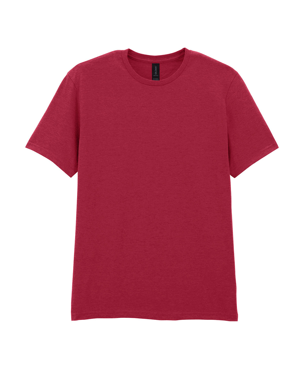 Gildan Softstyle adult ringspun t-shirt in Cardinal Red, front view
