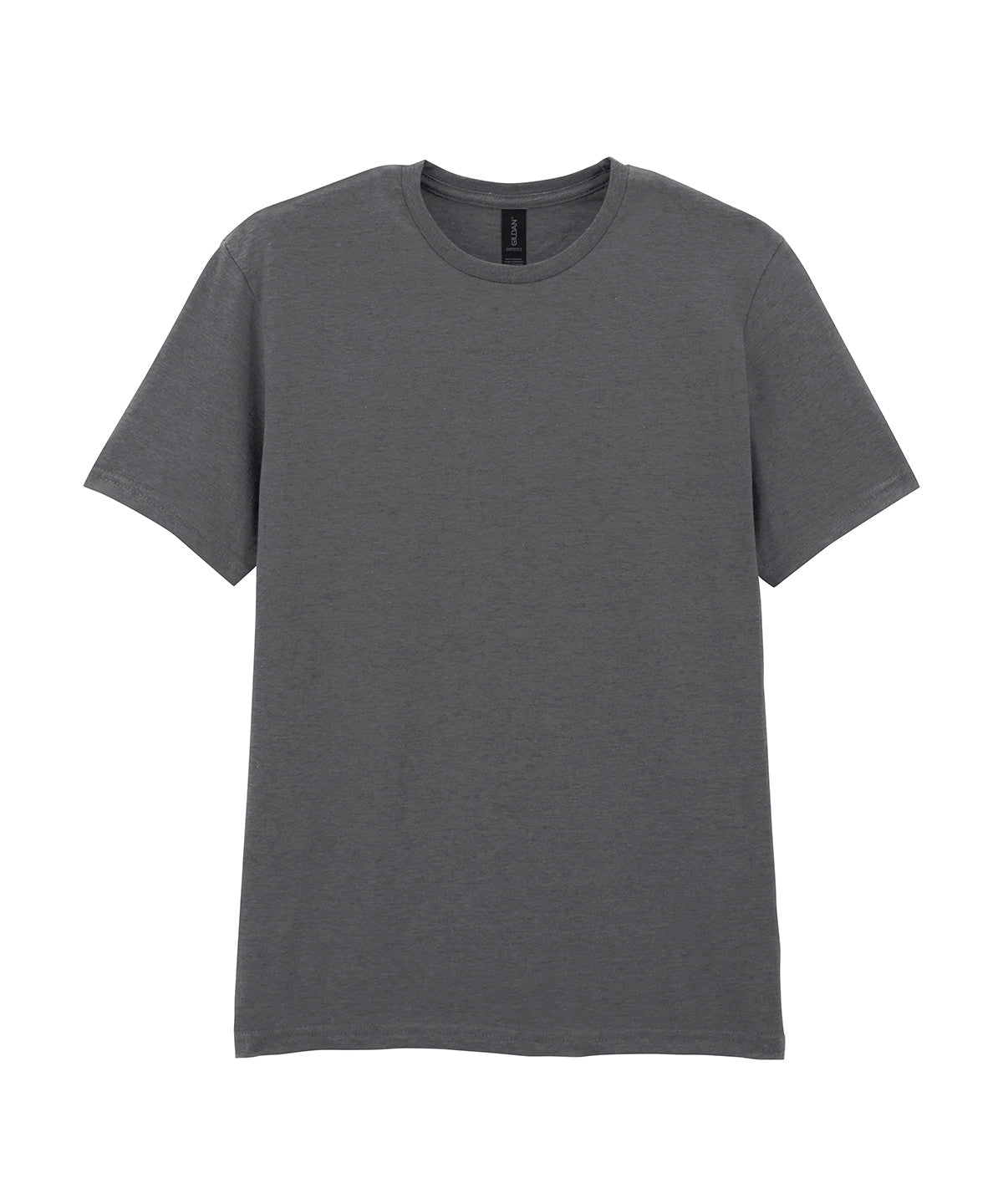 Gildan Softstyle adult ringspun t-shirt in Charcoal†△, front view