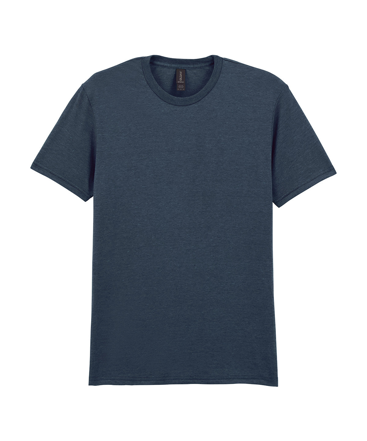 Gildan Softstyle adult ringspun t-shirt in Dark Heather, front view