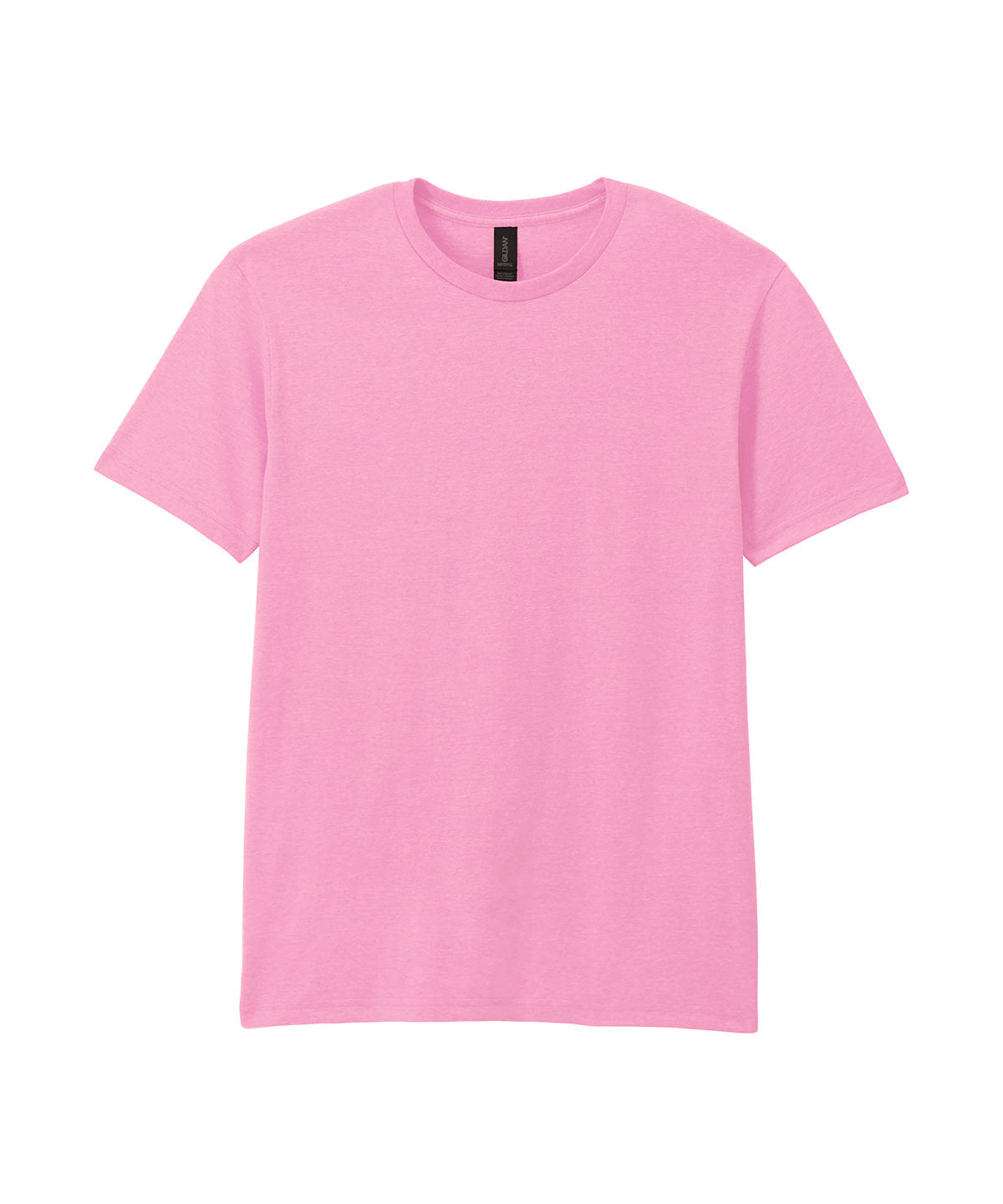Gildan Softstyle adult ringspun t-shirt in Fan Candy Pink, front view