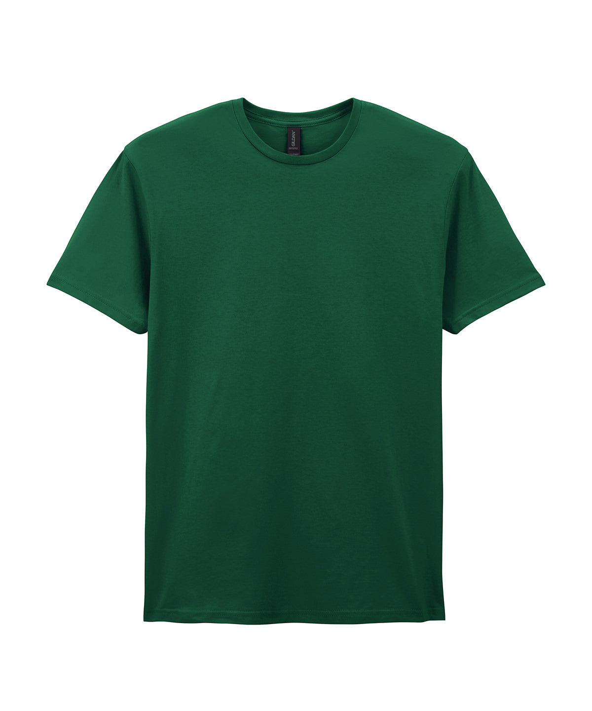 Gildan Softstyle adult ringspun t-shirt in Fan Dark Green, front view