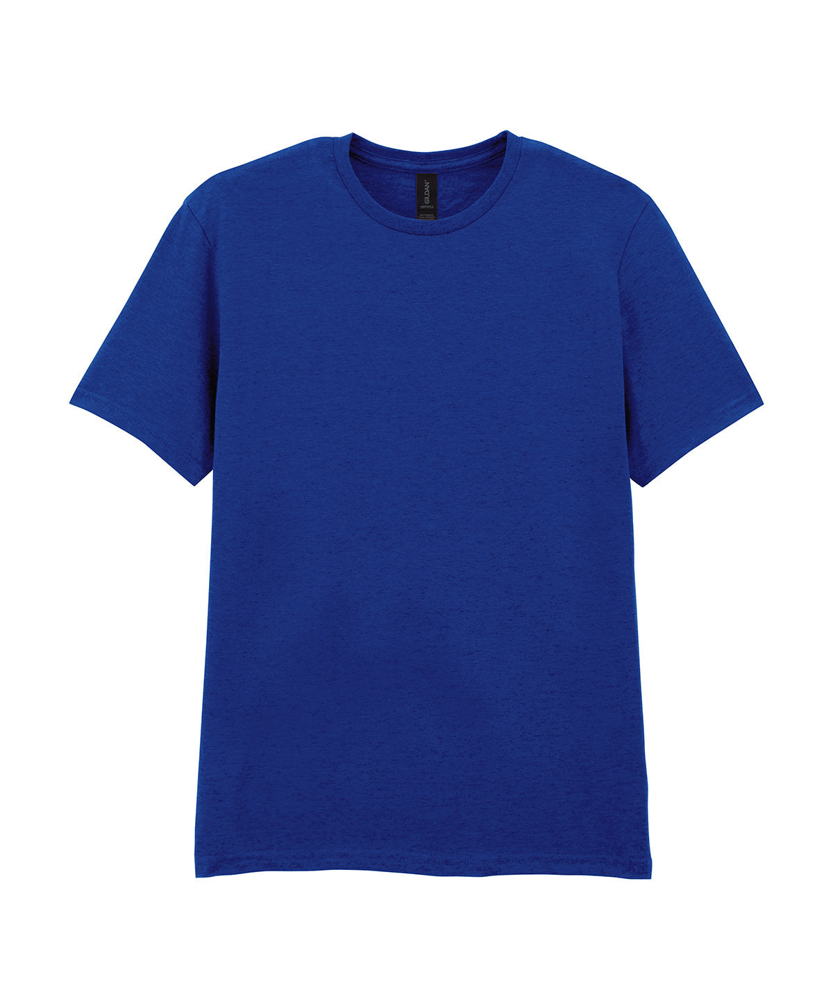 Gildan Softstyle adult ringspun t-shirt in Fan Deep Royal, front view