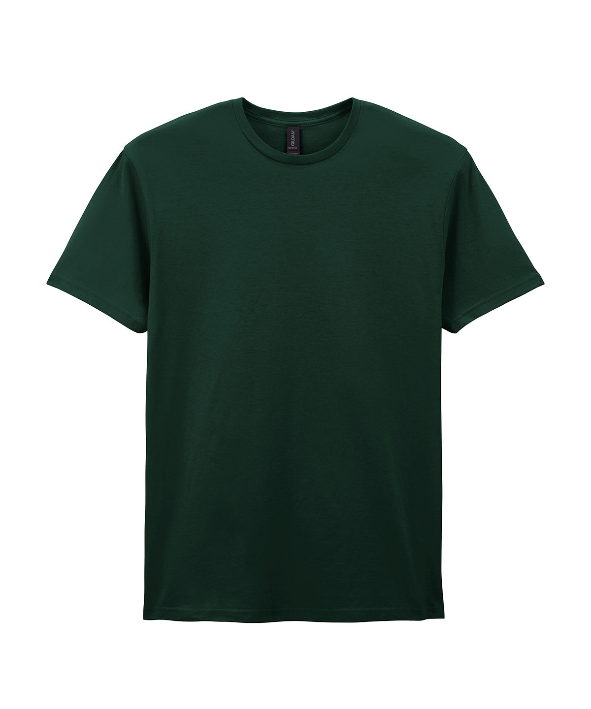 Gildan Softstyle adult ringspun t-shirt in Forest Green, front view