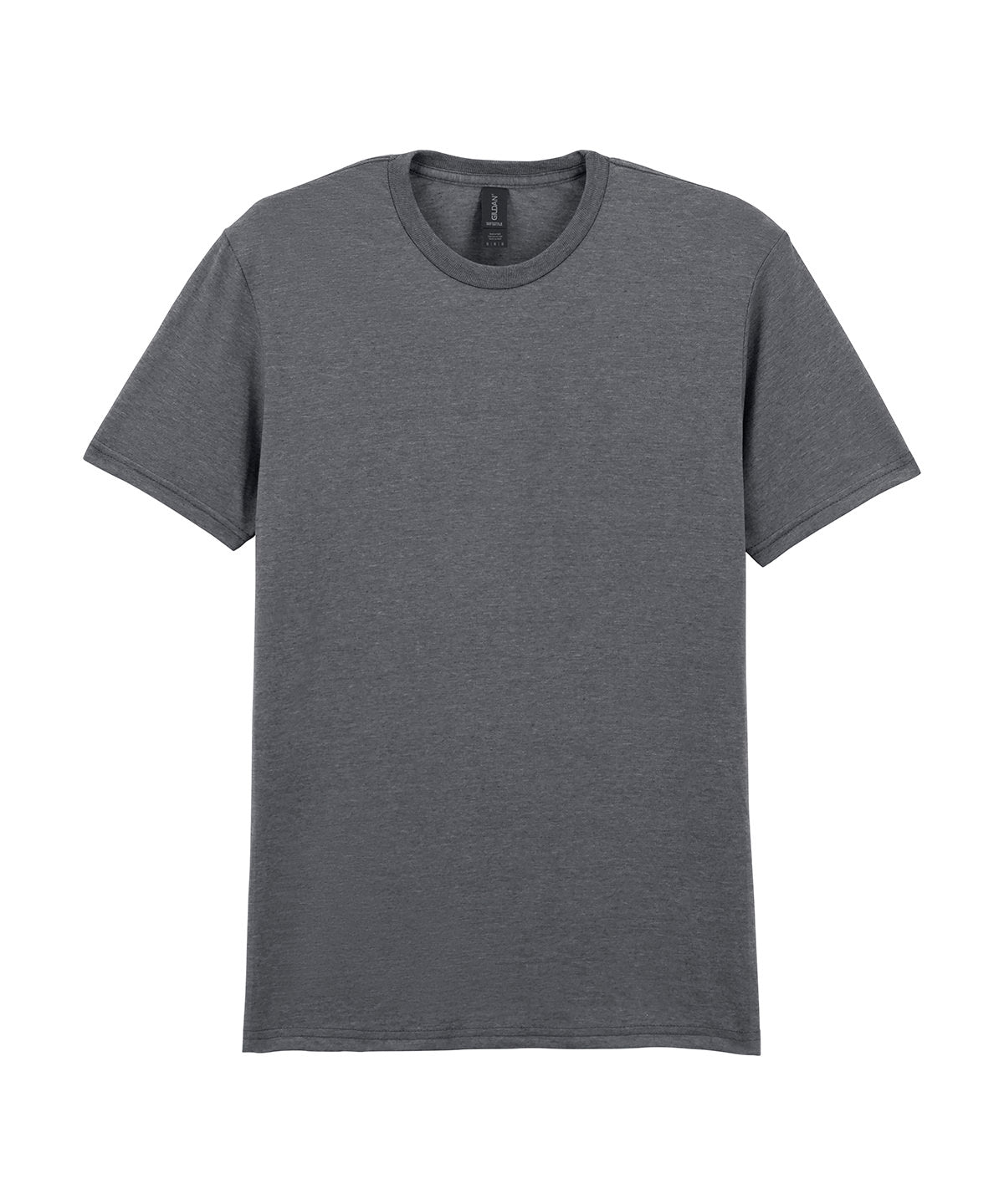 Gildan Softstyle adult ringspun t-shirt in Graphite Heather, front view