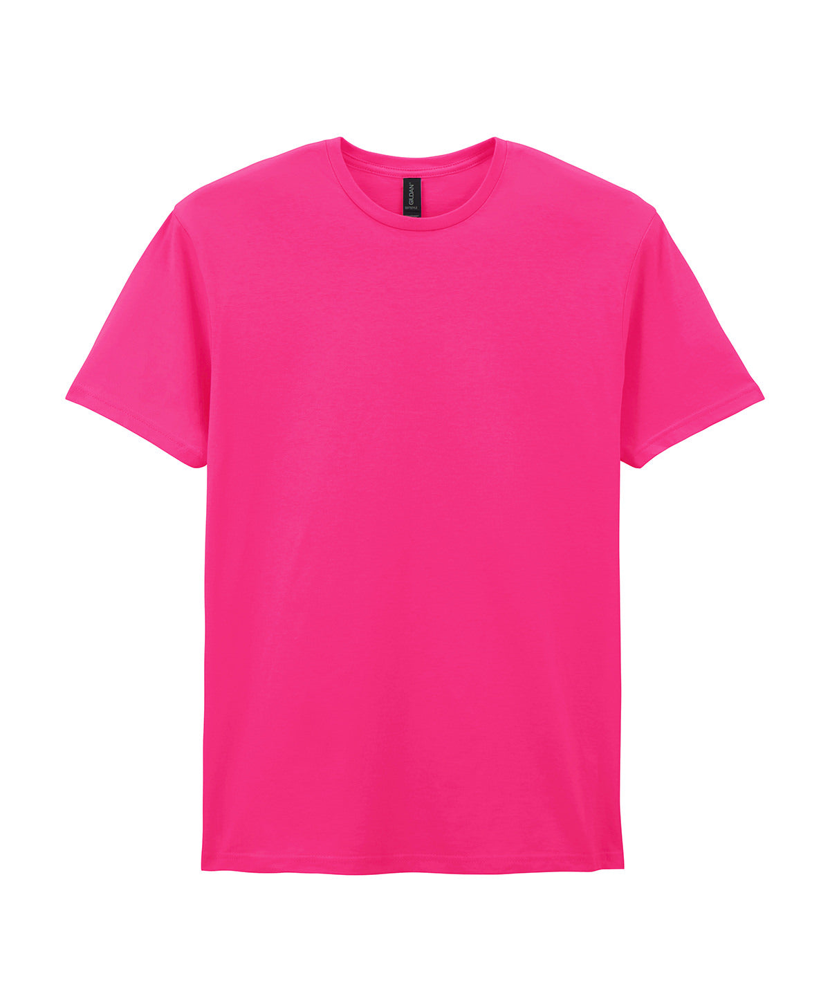 Gildan Softstyle adult ringspun t-shirt in Heliconia, front view