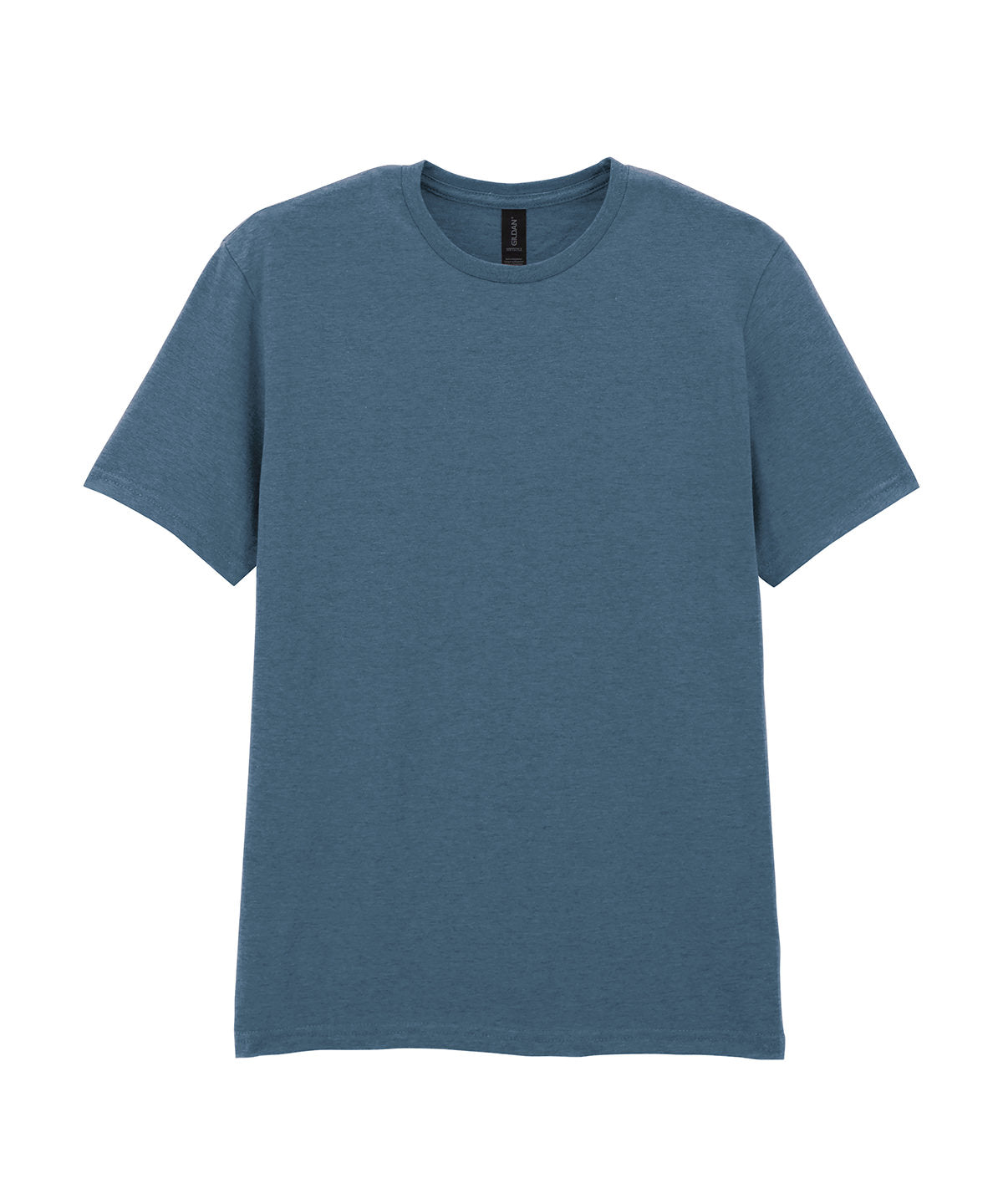 Gildan Softstyle adult ringspun t-shirt in Indigo Blue, front view