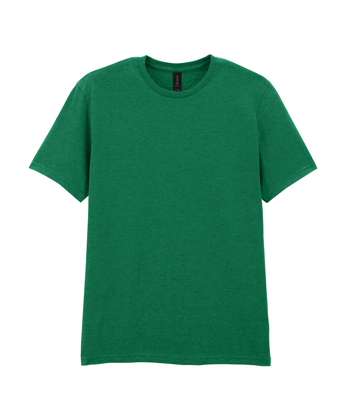 Gildan Softstyle adult ringspun t-shirt in Kelly Green, front view