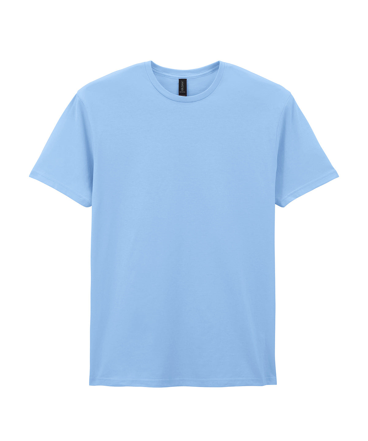 Gildan Softstyle adult ringspun t-shirt in Light Blue, front view