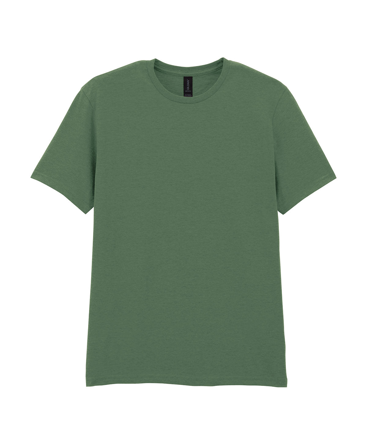 Gildan Softstyle adult ringspun t-shirt in Military Green, front view
