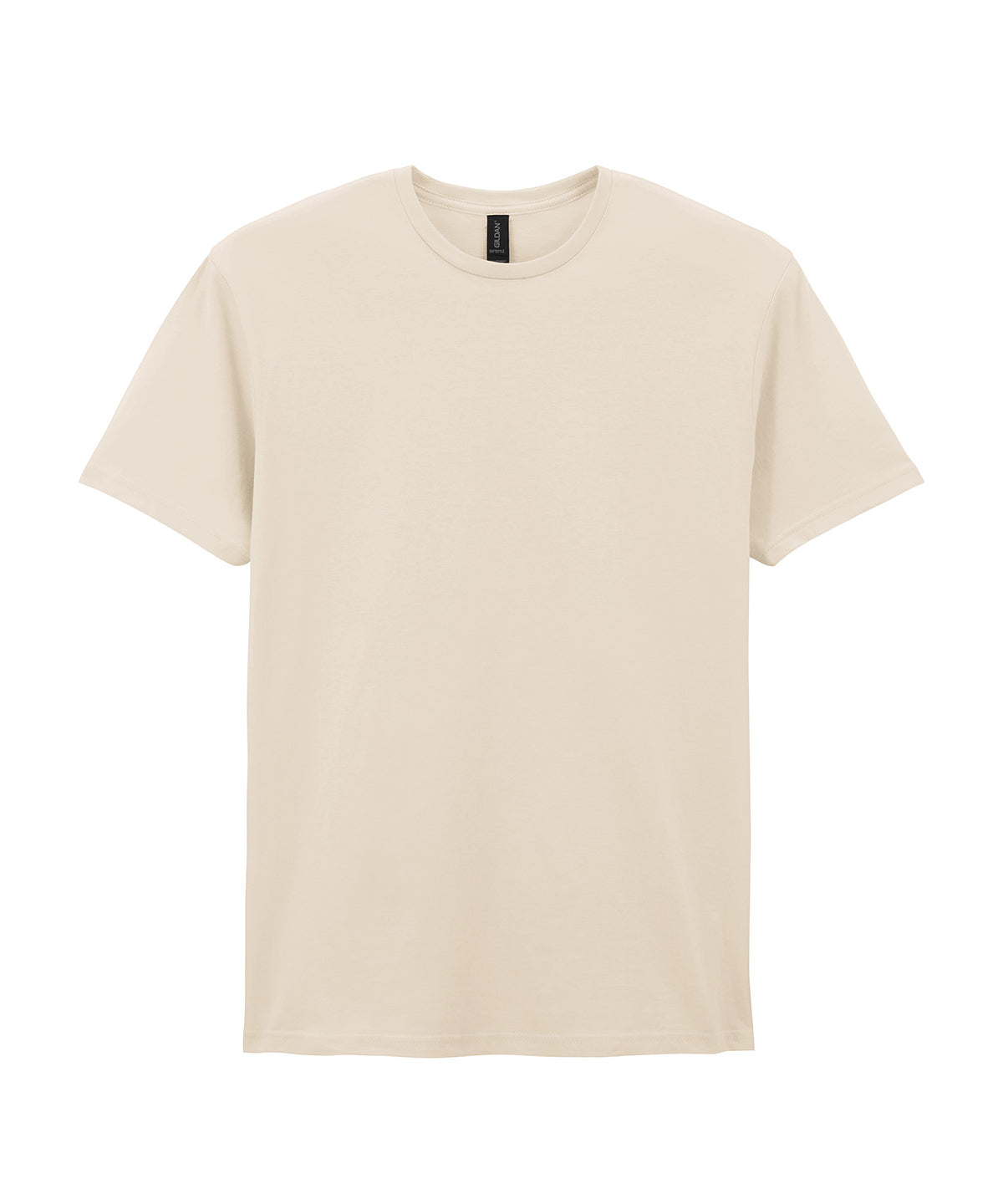 Gildan Softstyle adult ringspun t-shirt in Natural, front view
