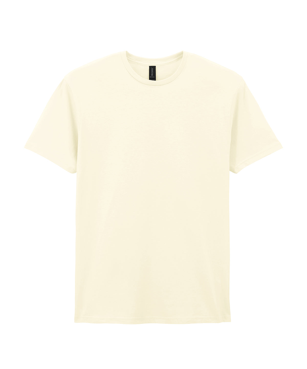 Gildan Softstyle adult ringspun t-shirt in Off White, front view