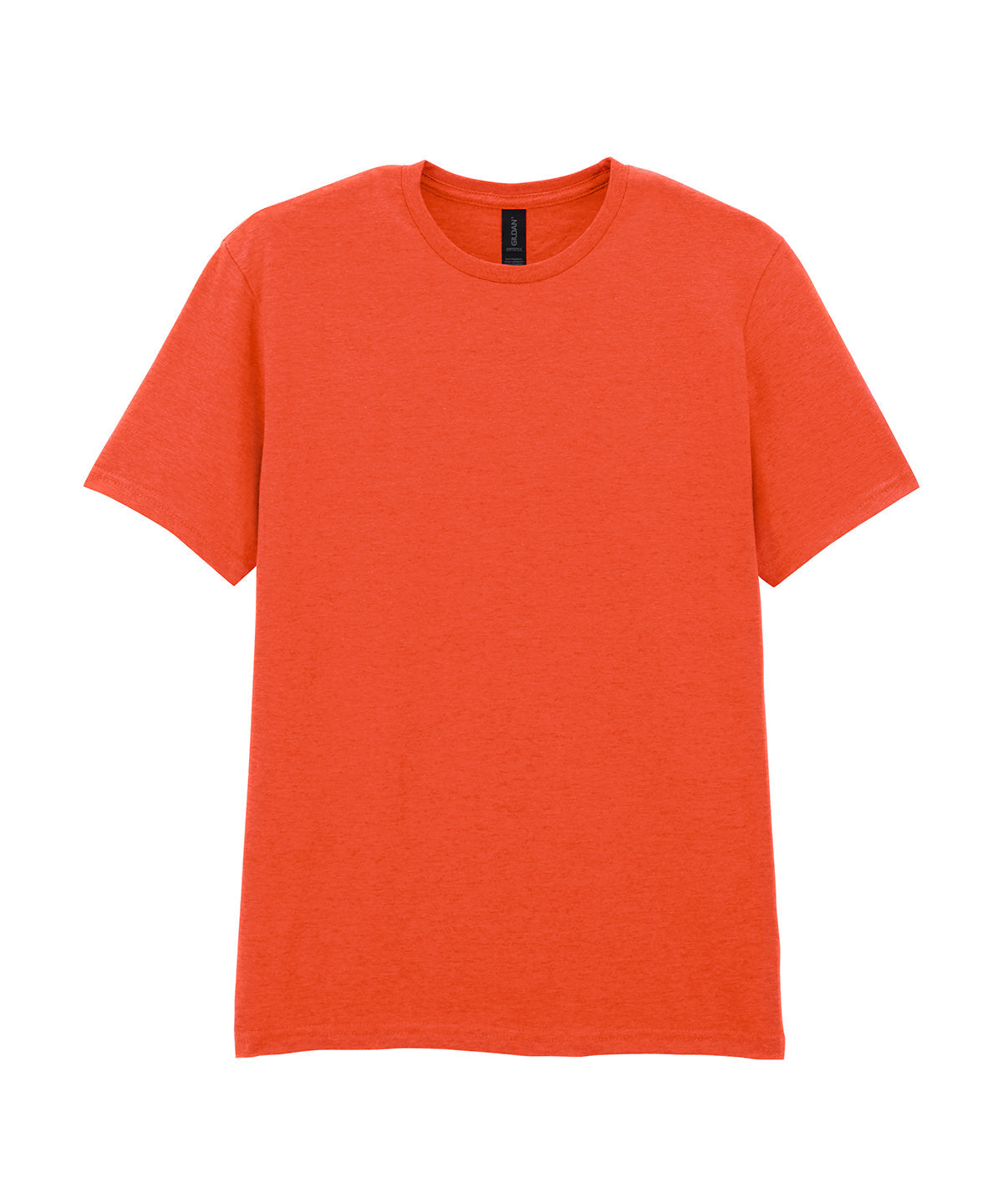 Gildan Softstyle adult ringspun t-shirt in Orange, front view