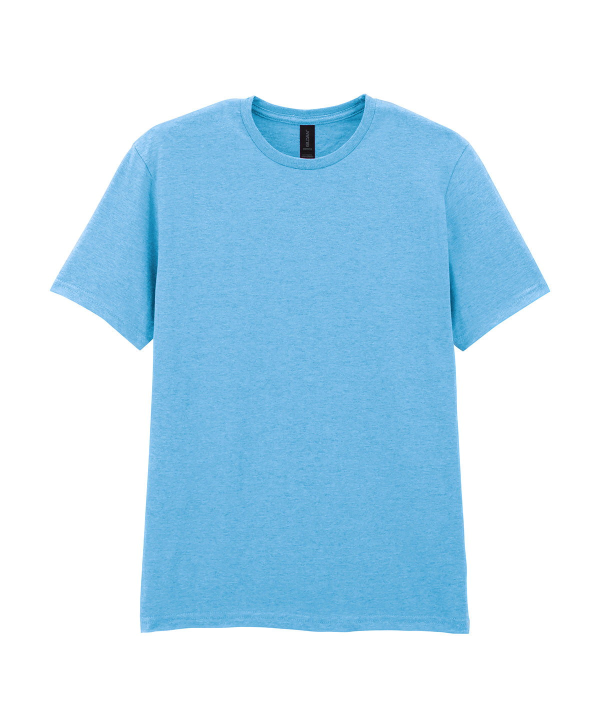 Gildan Softstyle adult ringspun t-shirt in Sky, front view