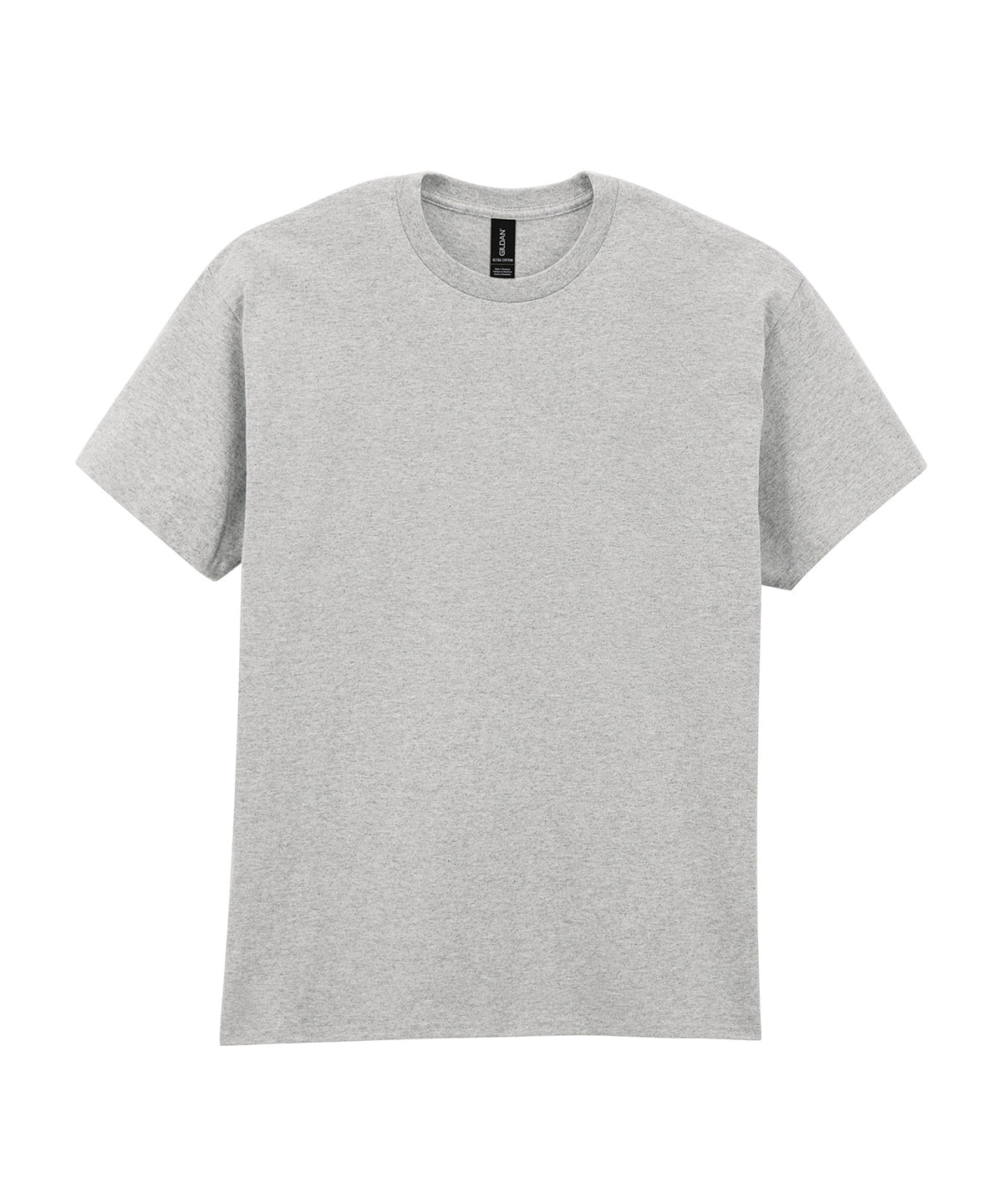 Gildan Ultra Cotton adult t-shirt in Ash, front view