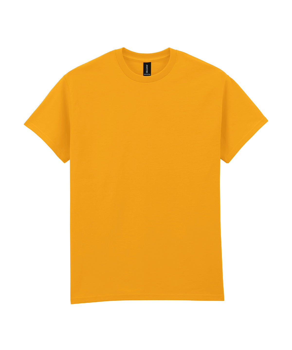 Gildan Ultra Cotton adult t-shirt in Gold, front view