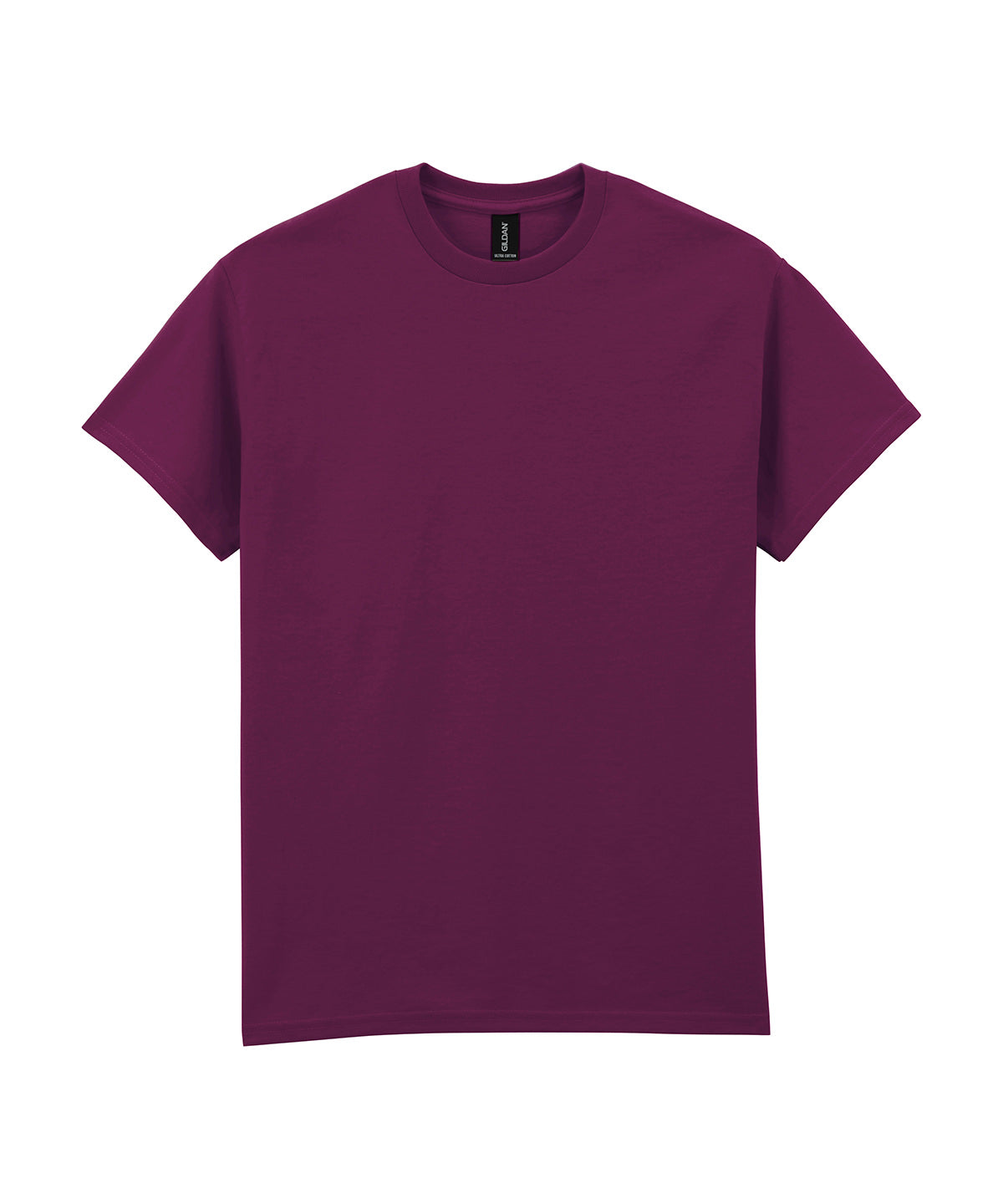 Gildan Ultra Cotton adult t-shirt in Maroon, front view