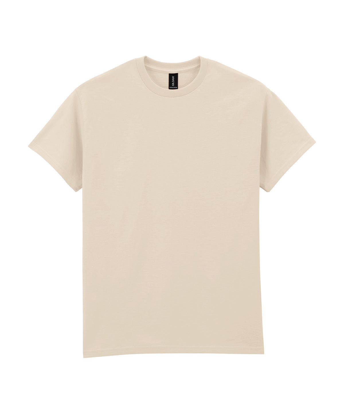 Gildan Ultra Cotton adult t-shirt in Natural, front view
