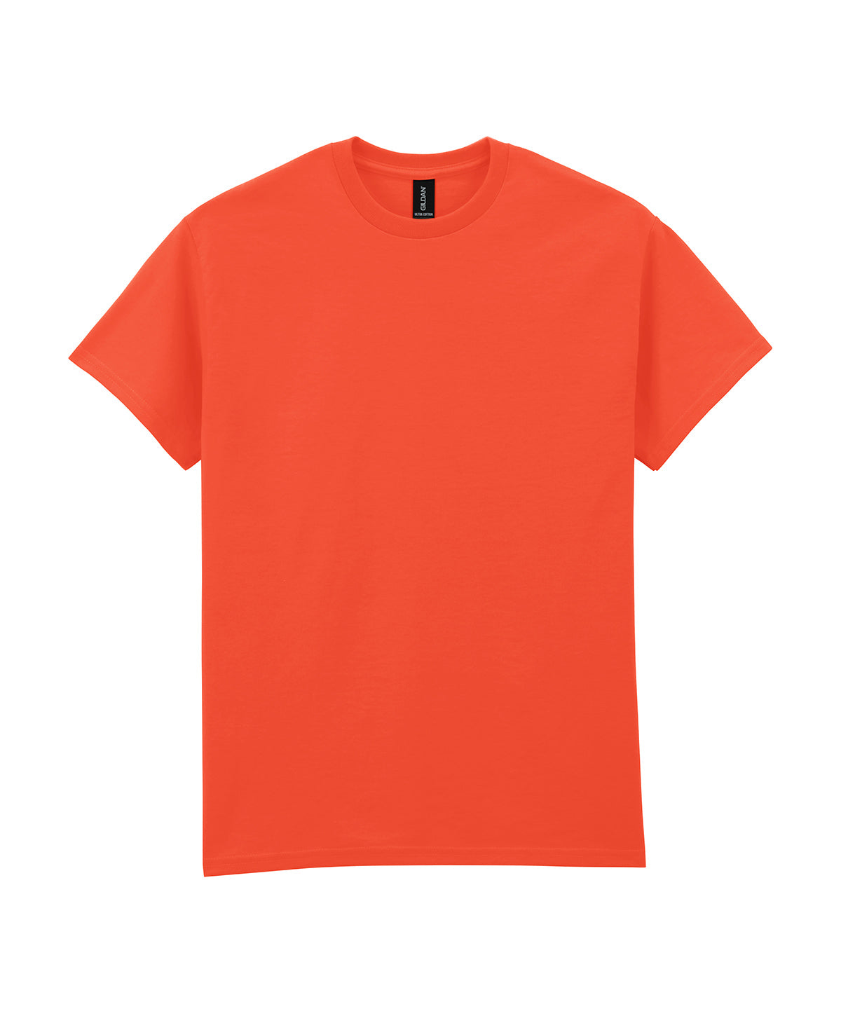 Gildan Ultra Cotton adult t-shirt in Orange, front view