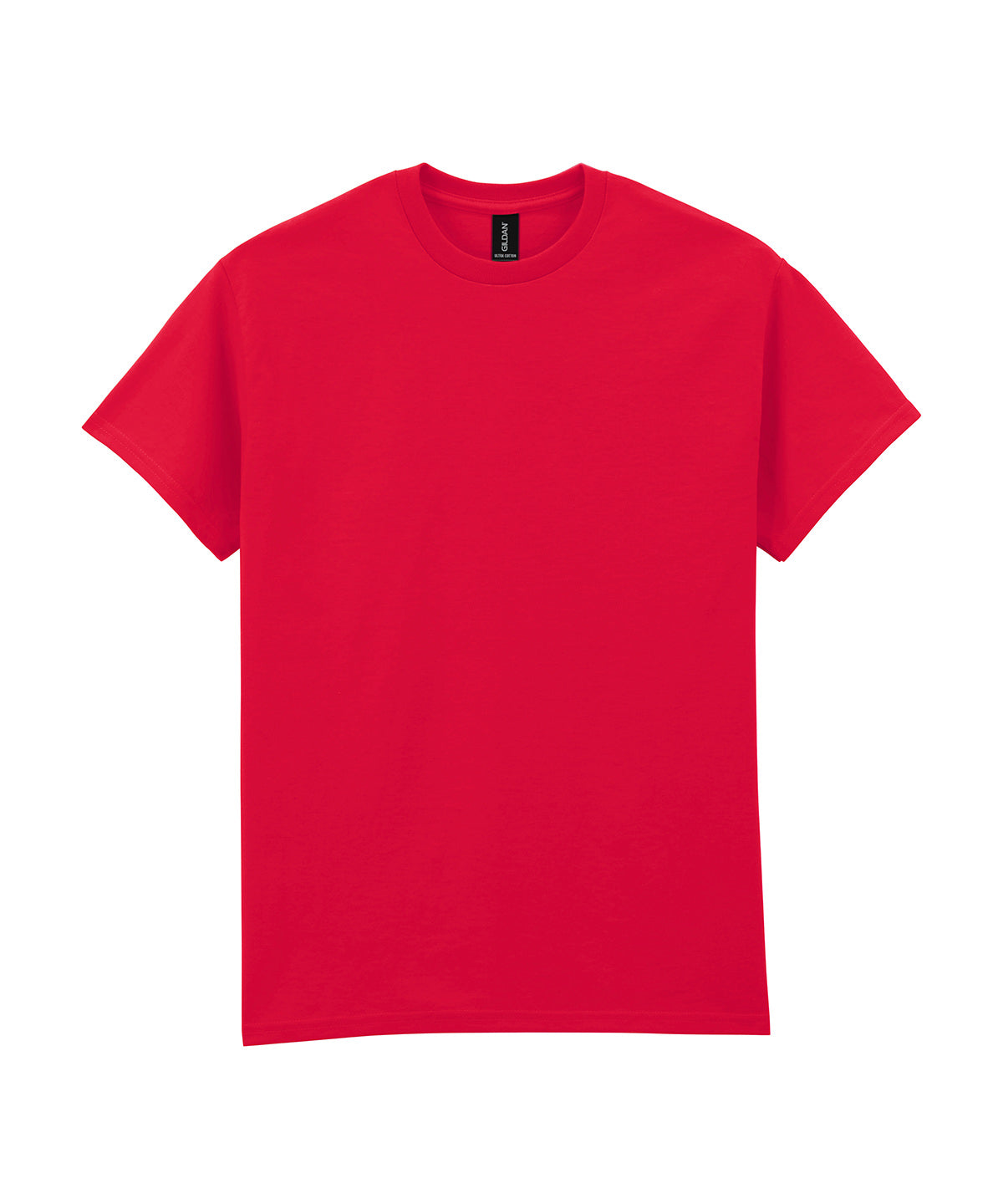 Gildan Ultra Cotton adult t-shirt in Red, front view