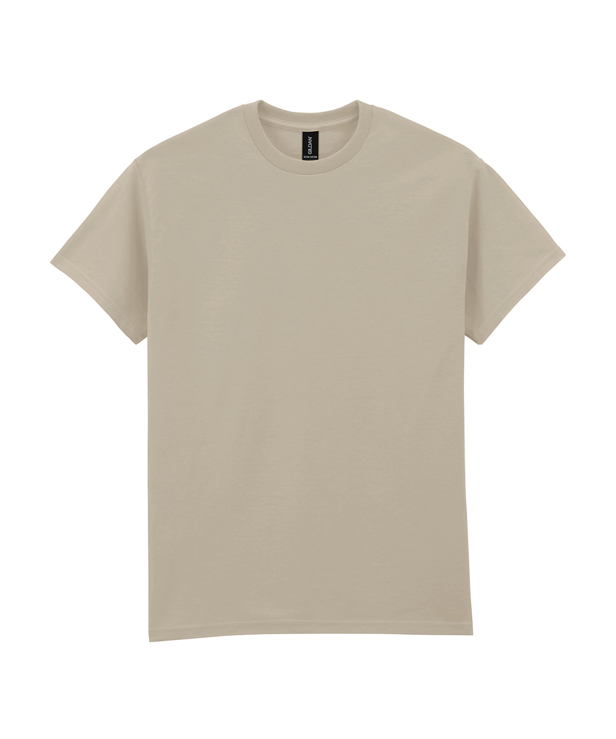 Gildan Ultra Cotton adult t-shirt in Sand, front view