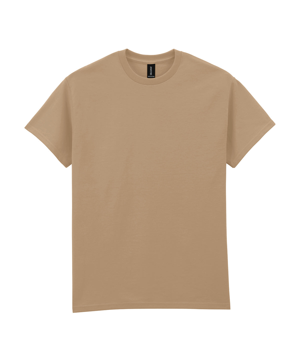Gildan Ultra Cotton adult t-shirt in Tan, front view