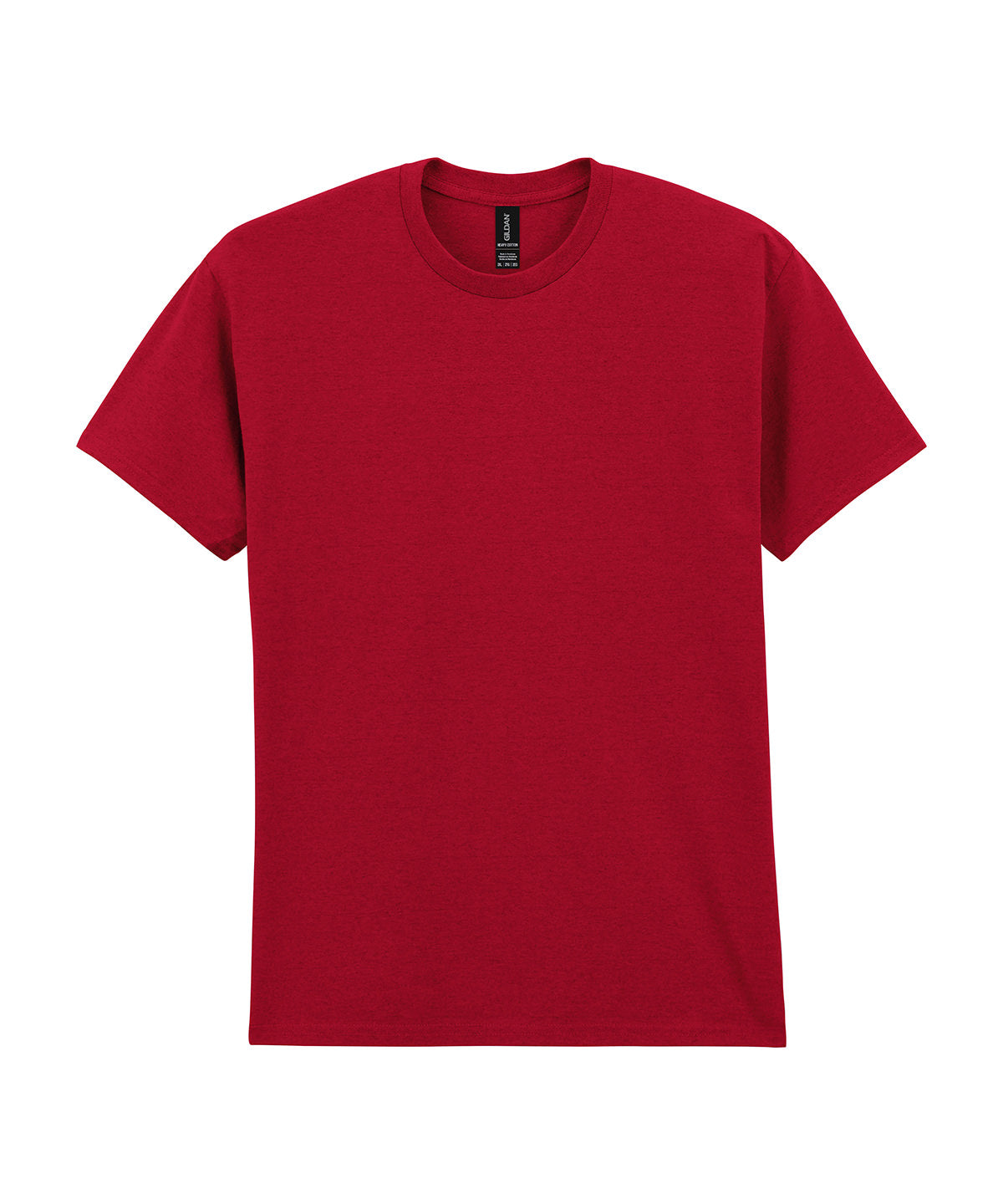 Gildan Heavy Cotton adult t-shirt in Antique Cherry Red, front view
